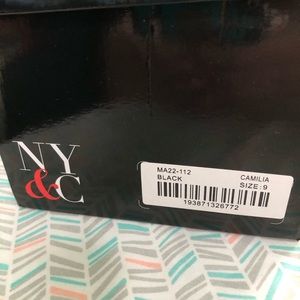 Cute black wedge/platform sandals